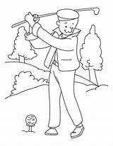Golf Coloring Pages At GetColoringscom  Free printable Colorings sketch template