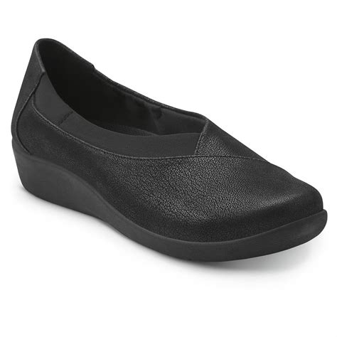 Clarks Women's Sillian Jetay Slip-on Shoes - 644686, Casual Shoes at Sportsman's Guide