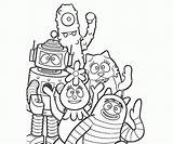 Yo Gabba Coloring Page  Home sketch template