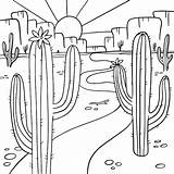 Desert Coloring Pages sketch template
