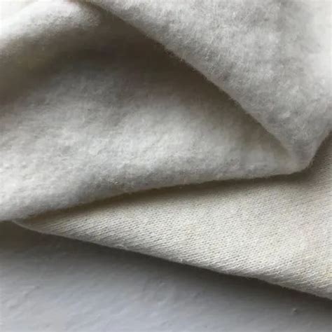 White Plain Cotton Fleece Fabric, GSM: 100-150 at Rs 190/gram in ...