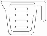 Measuring Cup coloring Page  Free Printable Coloring Pages sketch template