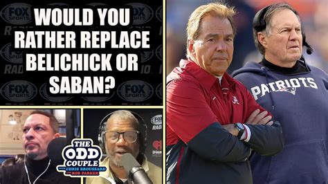 Would You Rather Replace: Bill Belichick or Nick Saban as Head Coach ...