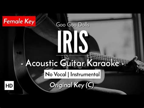 Iris [Karaoke Acoustic] - Goo Goo Dolls [HQ Audio] - YouTube