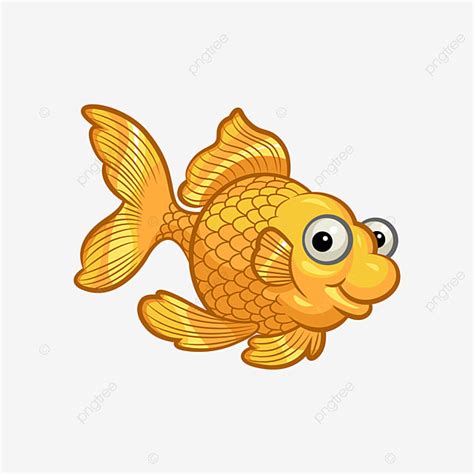 Gambar Vektor Ikan Mas Kartun Ikan Emas, Clipart Ikan, Ikan Emas, Ikan ...