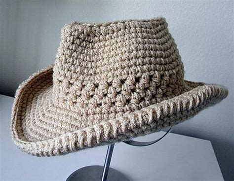 Cowboy Hat pattern by Rebecca Smit | Cowboy crochet, Crochet hats, Crochet cowboy hats