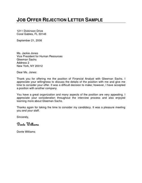 9+ Rejection Letter Samples - Writing Letters Formats & Examples