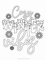 Winter Coloring Pages Free PDF Printables  Simply Love sketch template