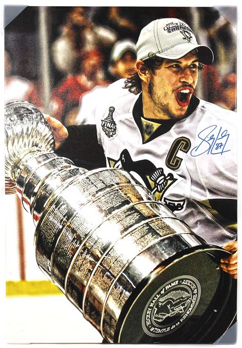 Lot Detail - Sidney Crosby Signed Incredible 2008 Stanley Cup Victory ...