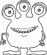 Printable Monster Coloring Pages sketch template