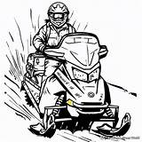 Snowmobile Coloring Pages  Free & Printable sketch template