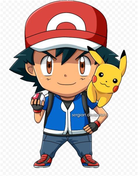 character Pokemon Ash Ketchum PNG HD | Pxpng