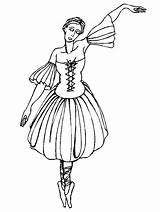 Coloring Page  Ballet coloring Pages 14 sketch template