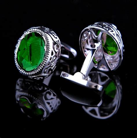 Emerald Cufflinks - (FREE Shipping) | Gentleman's Guru