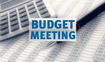 Budget Presentation Meeting – Wednesday, December 2 – Yeadon Borough