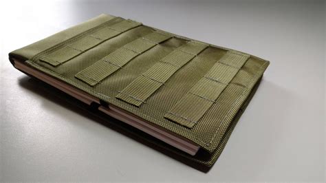 Tactical Steno Pad Cover in OD Green Ballistic Nylon w/MOLLE