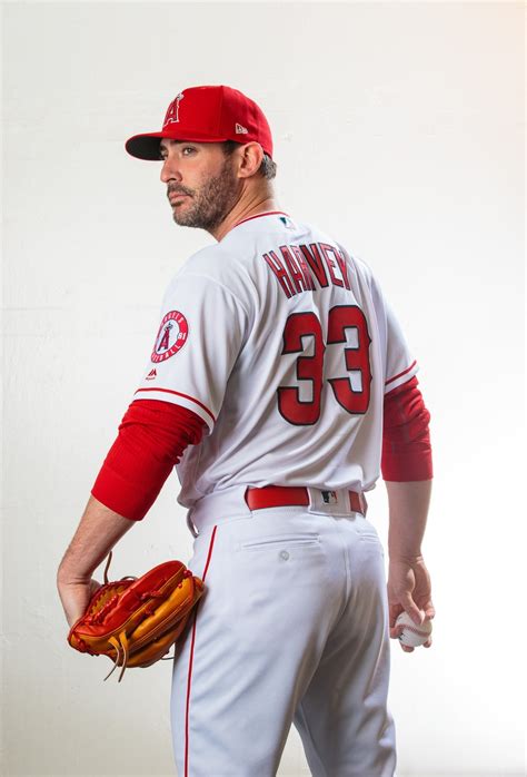 Los Angeles Angels pitcher Matt Harvey poses for a... : matt harvey updates