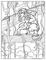 21 Tarzan Coloring Pages Free PDF Printables sketch template