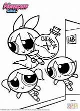 Powerpuff Girls With Chemical X coloring Page  Free Printable Coloring sketch template