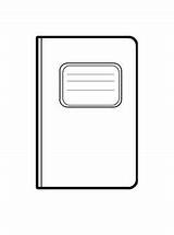 Closed notebook  Coloring Page sketch template