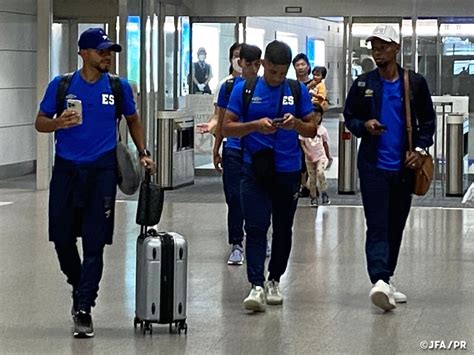 El Salvador National Team arrive in Japan ahead of the KIRIN CHALLENGE ...