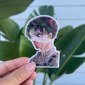 Levi Ackerman Attack on Titan Sticker Available in Gloss or Holographic ...