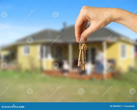 Cottage keys stock image. Image of female, realty, success - 5849647