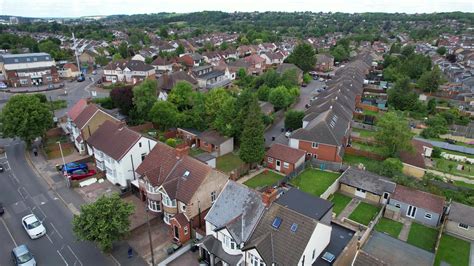 High Angle Footage of Luton City of England UK During Cloudy Day. July 17th, 2023 26278251 Stock ...