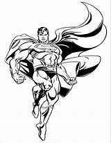 Superman Printable Coloring Pages sketch template