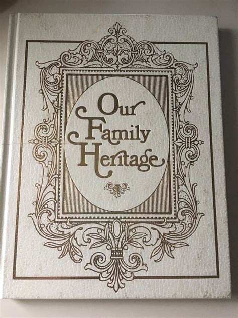 Excited to share this item from my #etsy shop: Our Family Heritage Hard ...