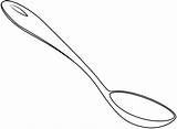 Spoon Printable Template  Free Papercraft Templates sketch template