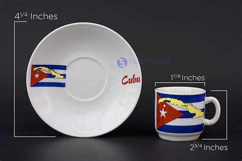 Cuban Expresso Cup Set w/ 6 cups ~ 6 saucers (12 Pieces) ⋆ Buy ...