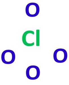 ClO4- lewis structure, molecular geometry, bond angle, hybridization