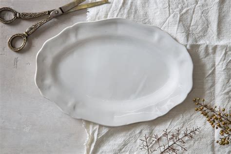 White Ceramic Tray Ceramic Plate Ceramic Serving Tray White