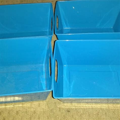 Find more Set Of 4 Plastic Storage Bins for sale at up to 90% off