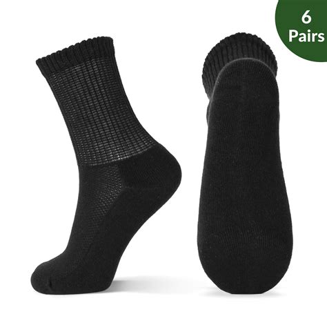 Breathable Cotton Diabetic Socks, with Seamless Toe and Cushion Sole 2