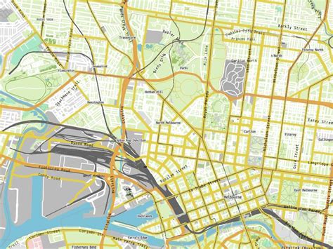 Royal Melbourne hospital map - Map of Royal Melbourne hospital (Australia)