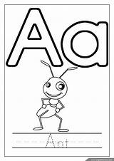 Printable Alphabet Coloring Pages Letters A  J sketch template