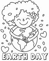 Earth Day coloring Sheet For Kids sketch template