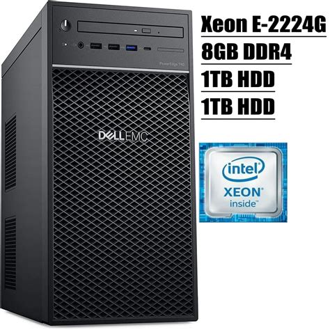 Dell PowerEdge T40 Tower Server 2020 Premium Desktop Computer I Intel Quad-Core Xeon E-2224G I ...