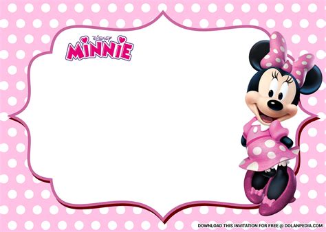 Minnie Mouse Invitation Free Template Here Is A Secure Printable Minnie.Printable Template Gallery