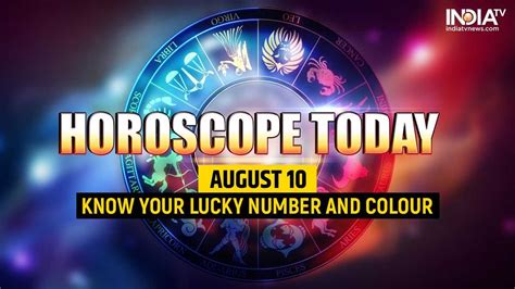 Horoscope Today, August 10: Know lucky number & lucky colour for all ...