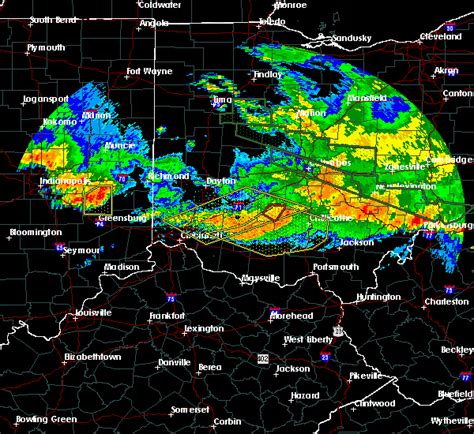 Interactive Hail Maps - Hail Map for Hillsboro, OH