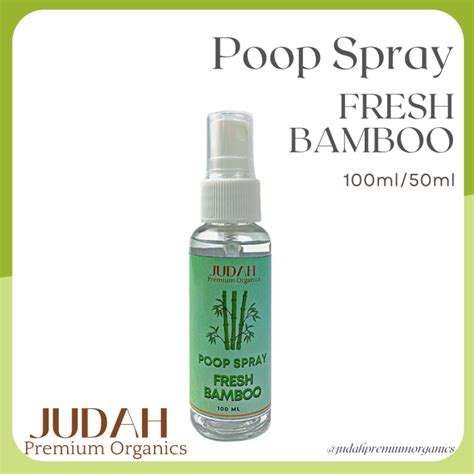 Poop Spray (Fresh Bamboo, 50ml) Poop Deodorizer | Toilet Odor Deodorizer | Toilet Spray | Hotel ...