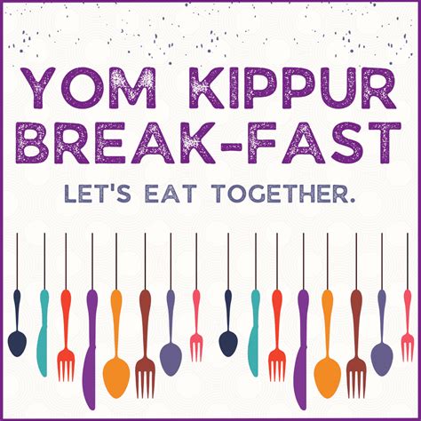 Yom Kippur Break-Fast - Germantown Jewish Centre