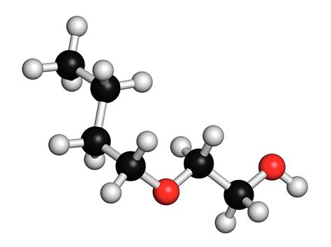 2-butoxyethanol Molecule Photograph by Molekuul/science Photo Library ...