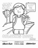 Say No To Drugs Coloring Book 2023 sketch template