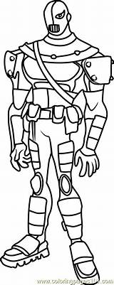 Slade Coloring Page For Kids  Free Teen Titans Printable sketch template