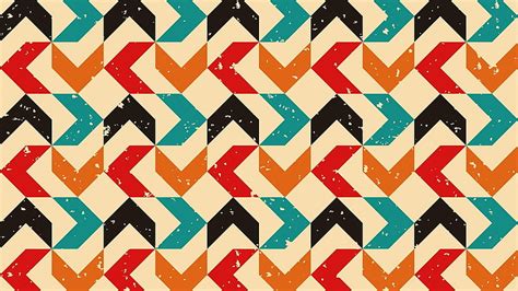 Retro Geometric Wallpaper