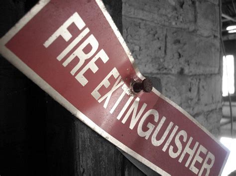 A Fire Extinguisher Was Here. by benrr101 on deviantART